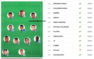 Cartola MIL GRAU | CartolaFC: Times prontos para a rodada #01