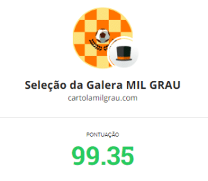 Cartola MIL GRAU | CartolaFC: Seleção da Galera MIL GRAU #07